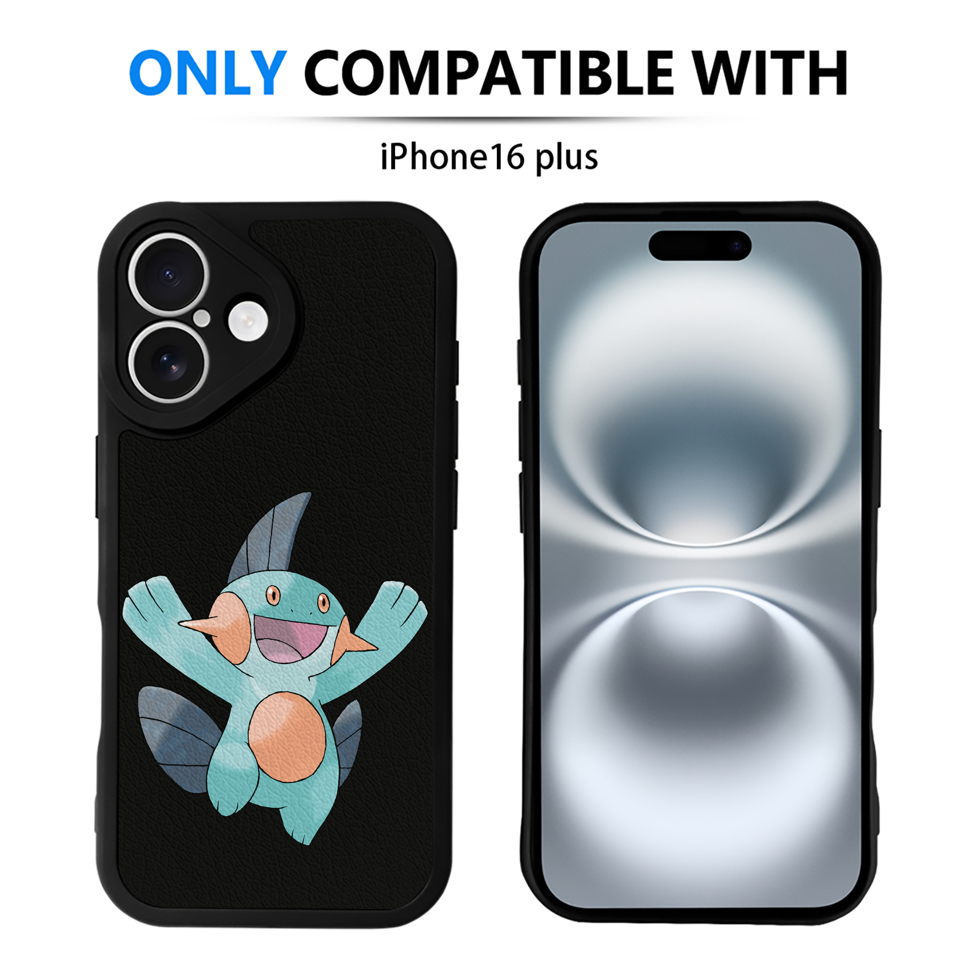 ポケットモンスター Pokémon 【iPhone 16シリーズ対応】シリコンスマホケース（レザー調） 材質：シリコン